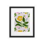 Retro Groovy Flower  Framed Art Print Gallery Image 6
