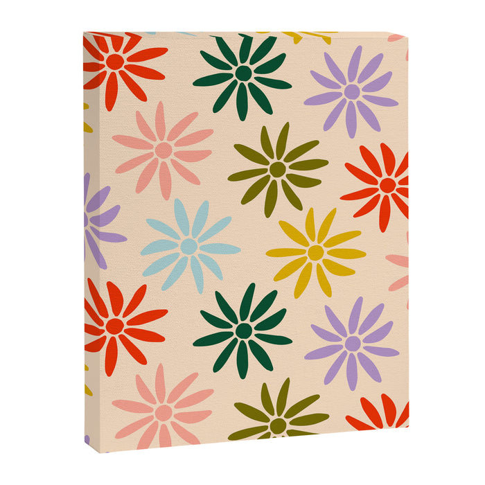 Retro Groovy Sun  Canvas Print Gallery Image 1