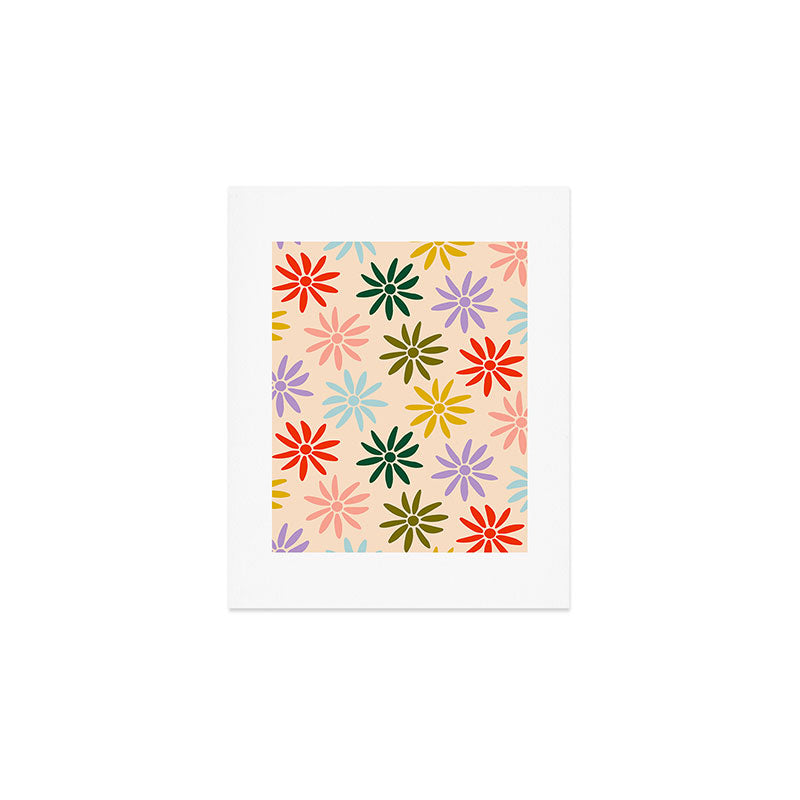 Retro Groovy Sun  Art Print Gallery Image 1