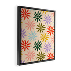 Retro Groovy Sun  Framed Canvas Print Gallery Image 2