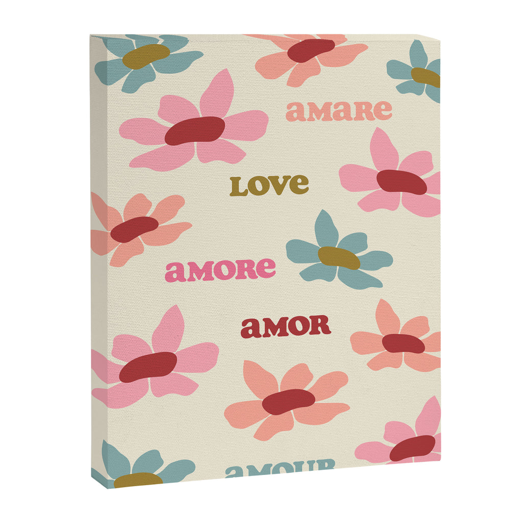 Retro Love Art Print  Canvas Print Gallery Image 6