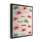Retro Love Art Print  Framed Canvas Print Gallery Image 2