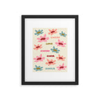 Retro Love Art Print  Framed Art Print Gallery Image 5