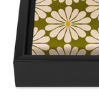 Retro Modern Daisy - 70s Framed Canvas Print Gallery Image 3