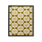Retro Modern Daisy - 70s Framed Canvas Print Gallery Image 6