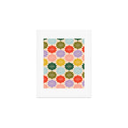 Retro Modern Daisy - Rainbow  Art Print Gallery Image 1