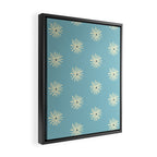 Retro Sun - Blue Sky Framed Canvas Print Gallery Image 2