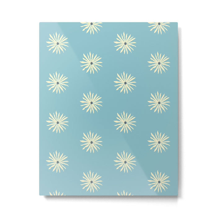 Retro Sun - Blue Sky Metal Print Gallery Image 1