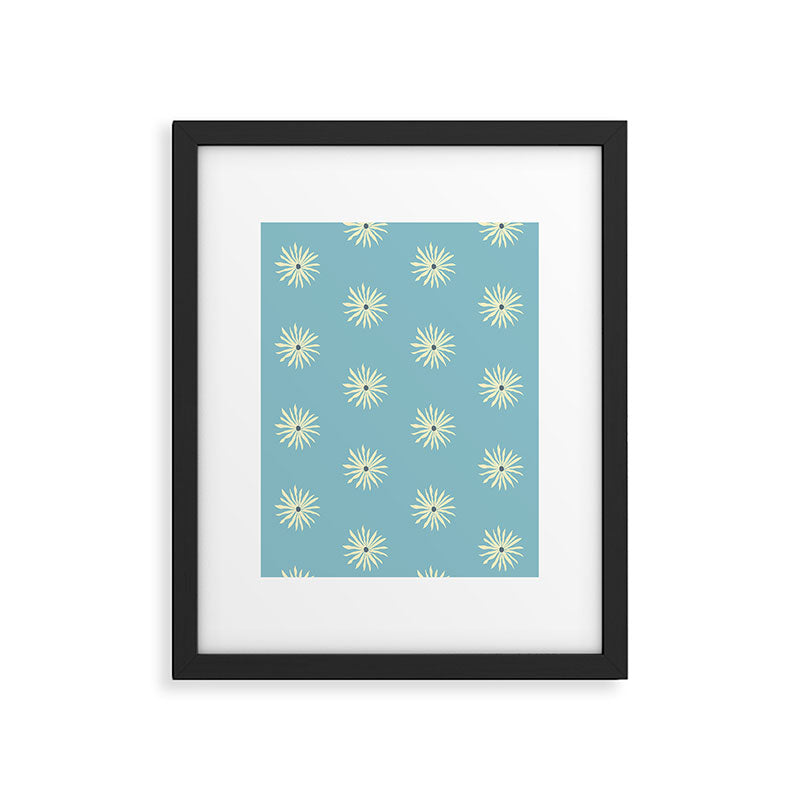 Retro Sun - Blue Sky Framed Art Print Gallery Image 5
