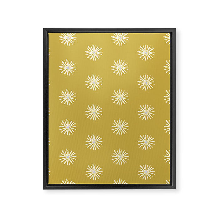 Retro Sun  Framed Canvas Print Gallery Image 1
