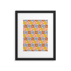 Retro Vintage Floral - 2  Framed Art Print Gallery Image 5