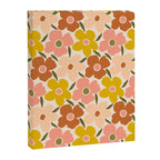 Retro Vintage Floral - Peach Canvas Print Gallery Image 6