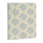 Simple Block Print Pastel Blue and Off-White Pattern  Canvas Print Gallery Image 6