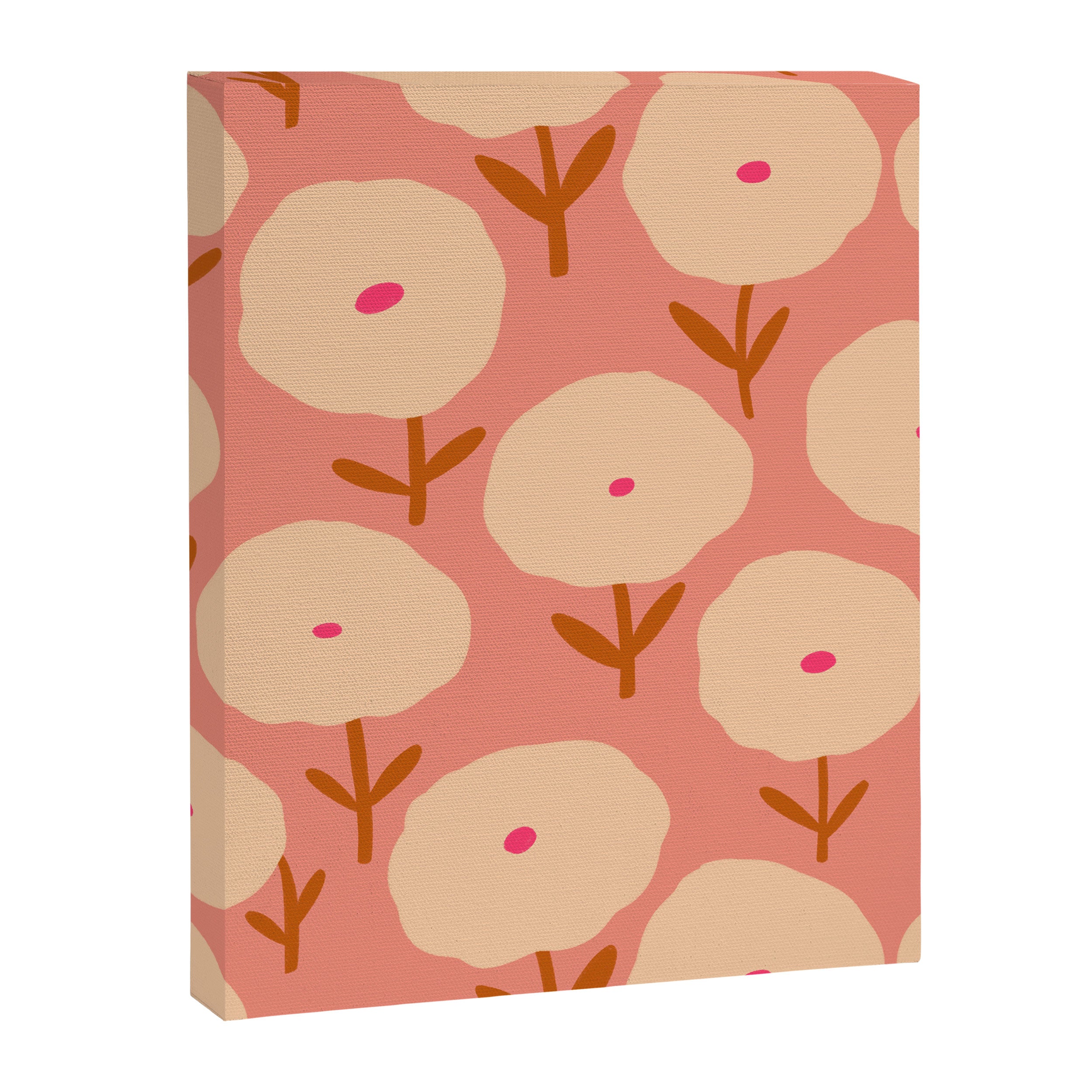Simple Bold Floral - Fall Colors Canvas Print Gallery Image 8