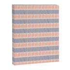 Simple Lines - Blue and pink Canvas Print Gallery Image 6
