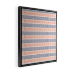 Simple Lines - Blue and pink Framed Canvas Print Gallery Image 2