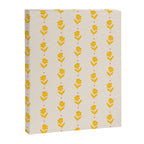 Simple Yellow - Floral pattern Canvas Print Gallery Image 8