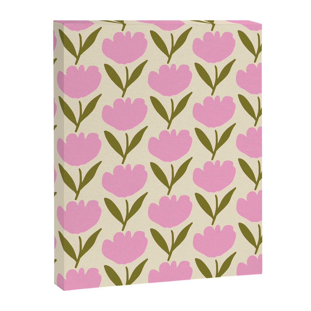 Single Bold Flower - Pink  Canvas Print Gallery Image 8