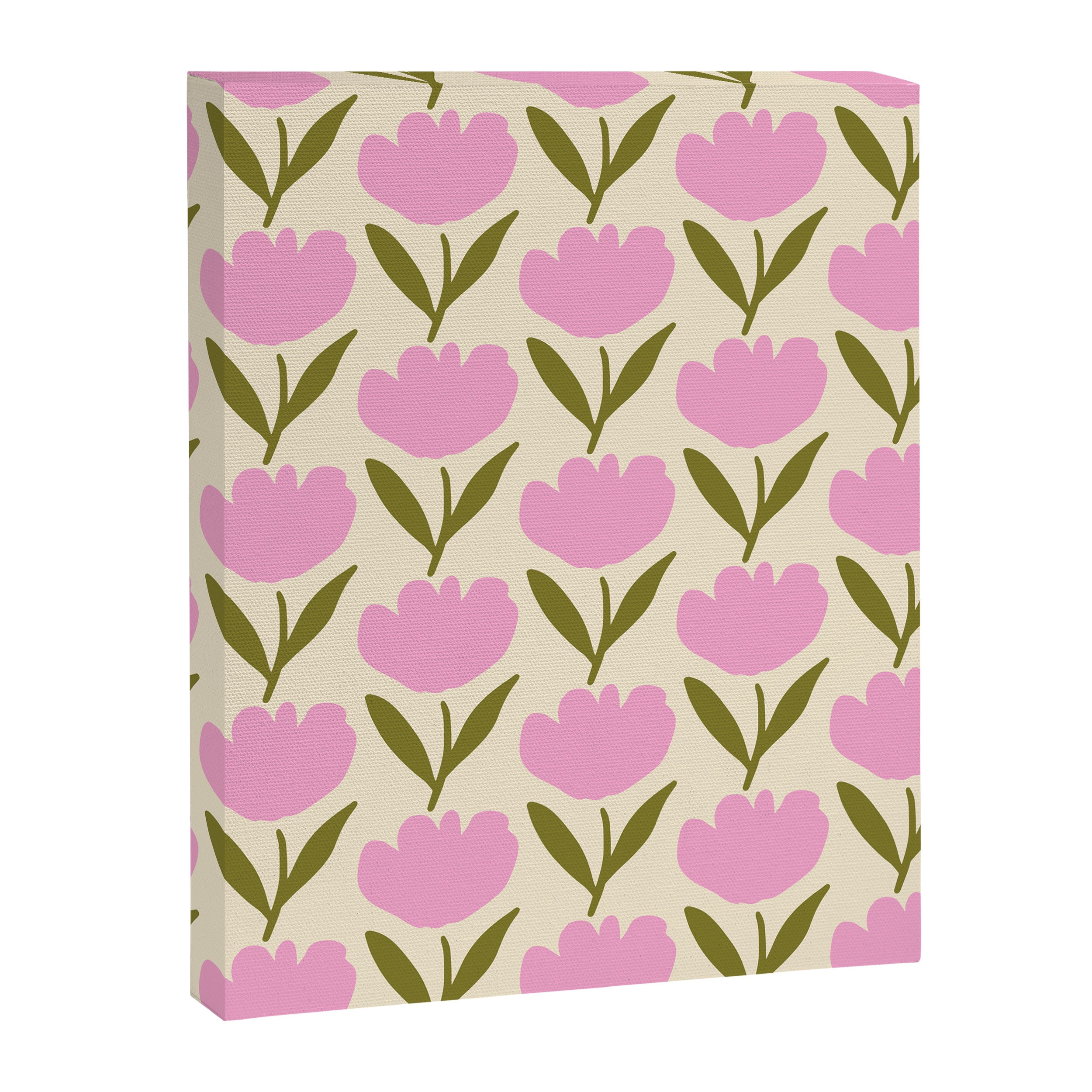 Single Bold Flower - Pink  Canvas Print Gallery Image 8