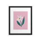 Single Flower Framed Art Print Gallery Image 6