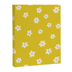 Small Daisies - Yellow, White and Turquoise Canvas Print Gallery Image 8