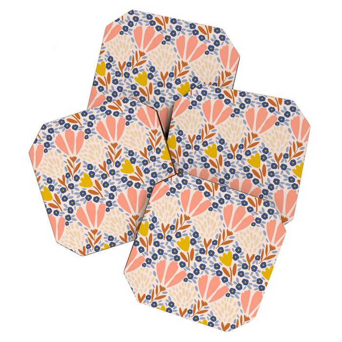 Spring Flower Field  Coaster Gallery Image 1