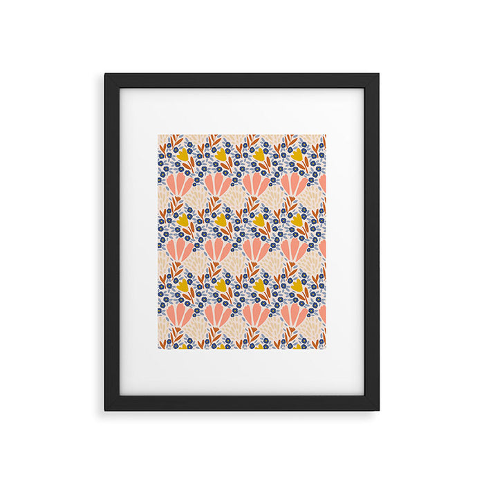 Spring Flower Field  Framed Art Print Gallery Image 1