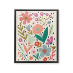 Spring Flower - Modern Floral Framed Canvas Print Gallery Image 8