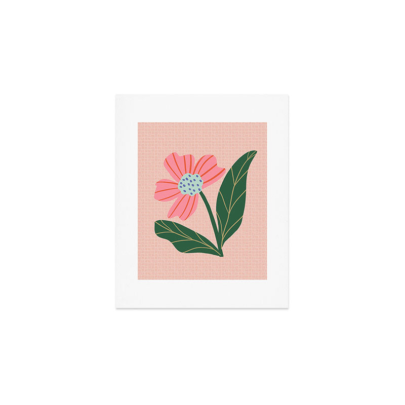 Spring Pink Flower Art Print Gallery Image 1