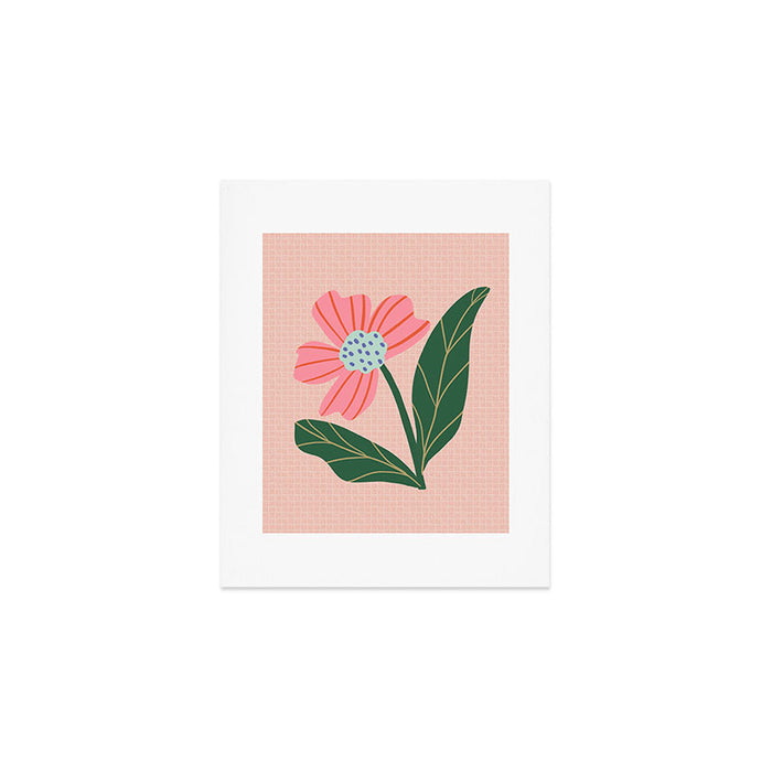 Spring Pink Flower Art Print Gallery Image 1