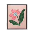 Spring Pink Flower Framed Canvas Print Gallery Image 6