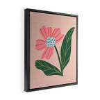Spring Pink Flower Framed Canvas Print Gallery Image 2
