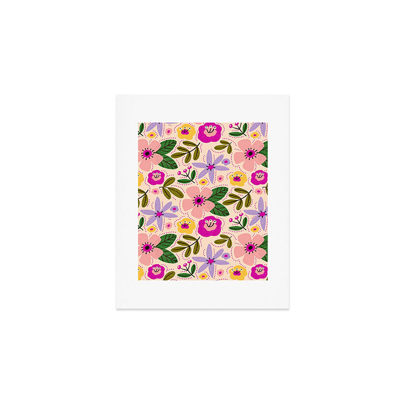 Spring / Summer Modern Floral  Art Print Gallery Image 1