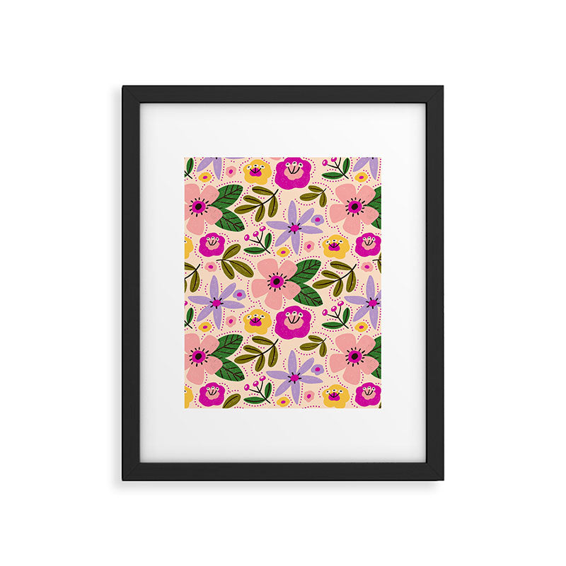 Spring / Summer Modern Floral  Framed Art Print Gallery Image 6
