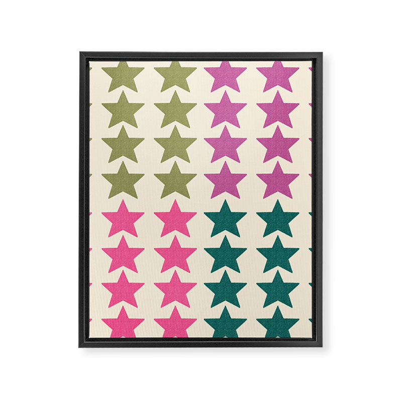 Stars Print Framed Canvas Print Gallery Image 8