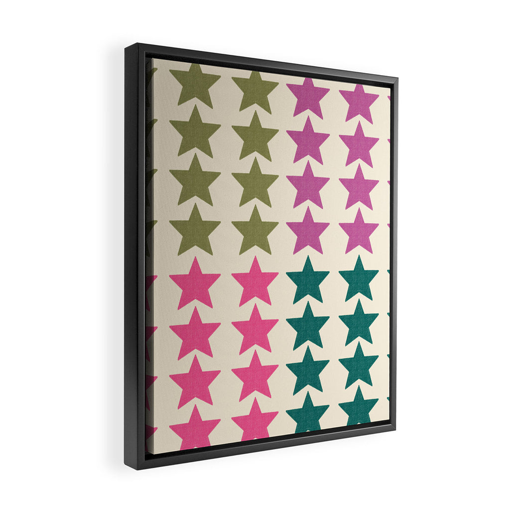 Stars Print Framed Canvas Print Gallery Image 2