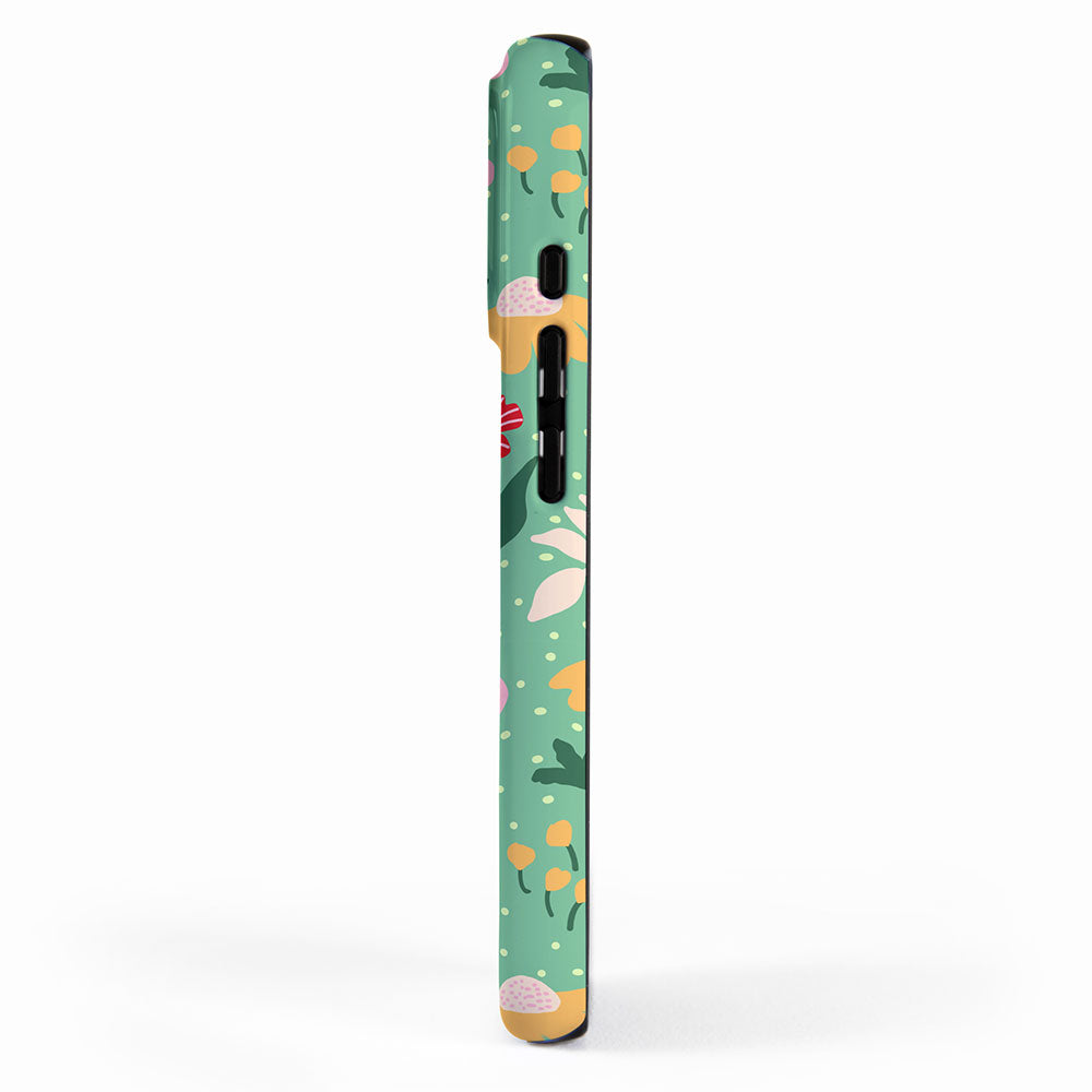 Summer Bloom - Flower e Leaves iPhone Case Gallery Image 2