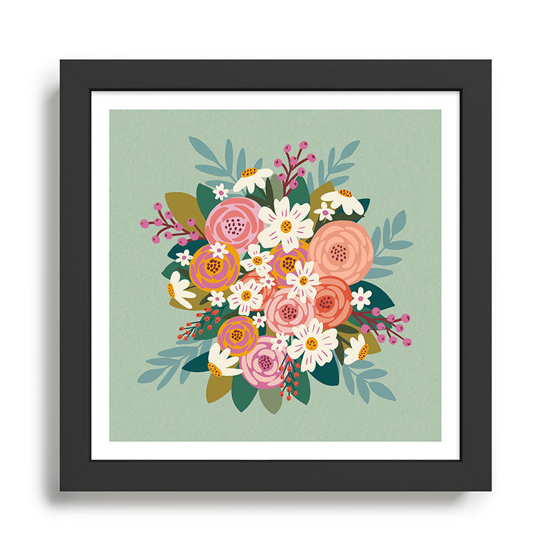Summer Bouquet  Framed Art Print Gallery Image 1