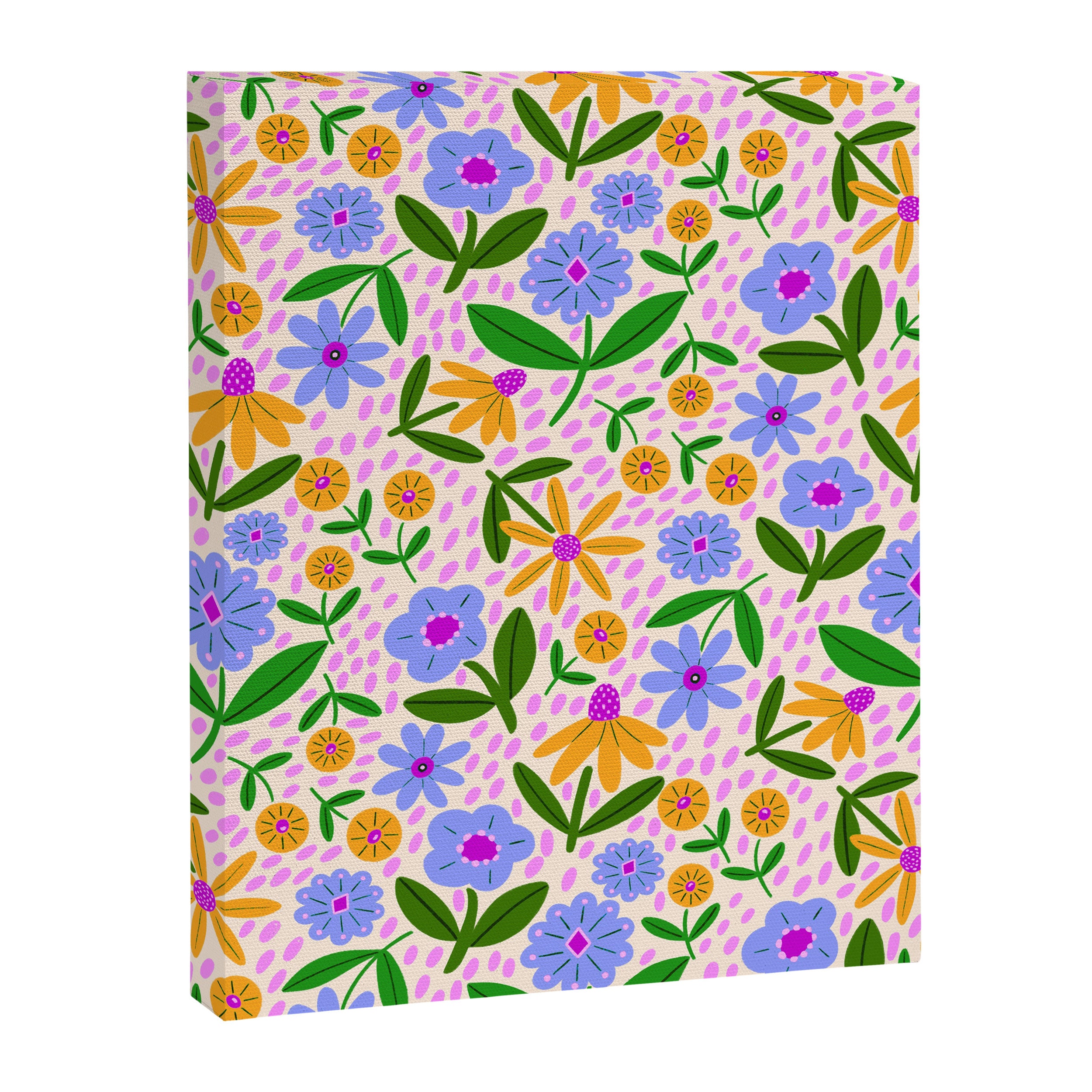 Summer Bright Floral #1 Canvas Print Gallery Image 8