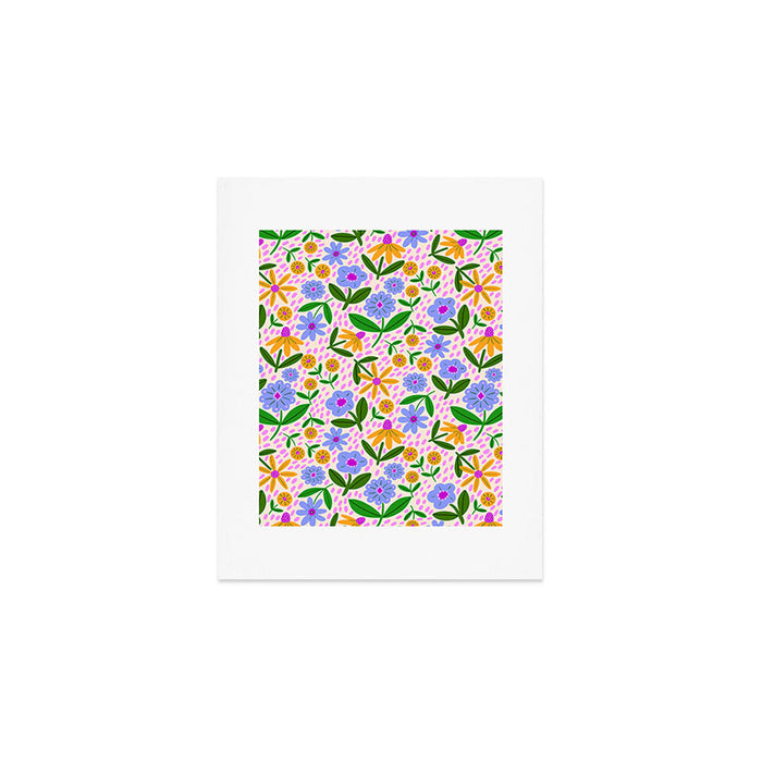 Summer Bright Floral #1 Art Print Gallery Image 1