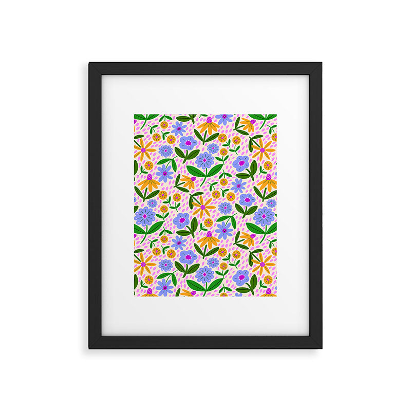 Summer Bright Floral #1 Framed Art Print Gallery Image 6