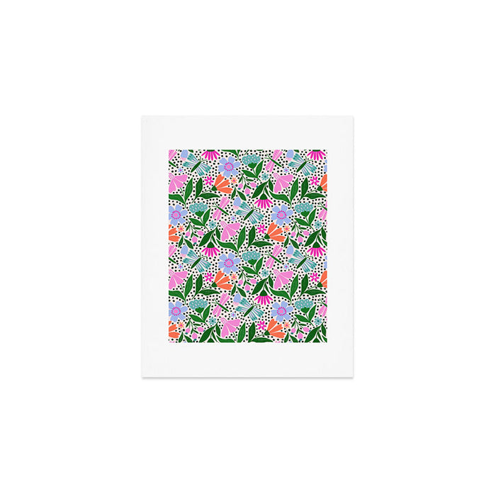 Summery Bright Floral  Art Print Gallery Image 1