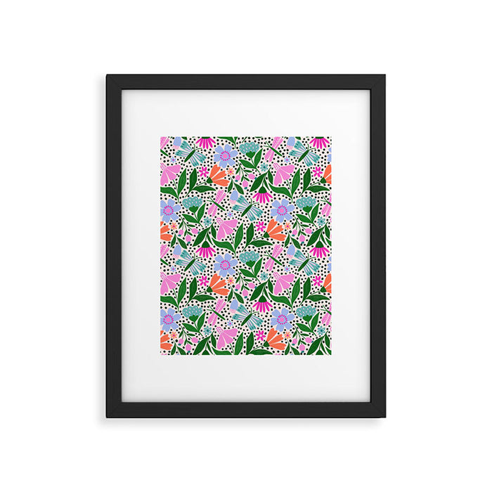 Summery Bright Floral  Framed Art Print Gallery Image 1