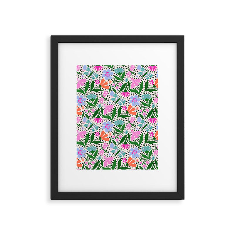Summery Bright Floral  Framed Art Print Gallery Image 6