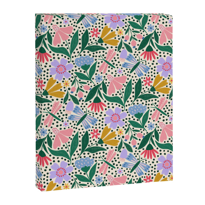 Summery Colorful Floral  Canvas Print Gallery Image 1