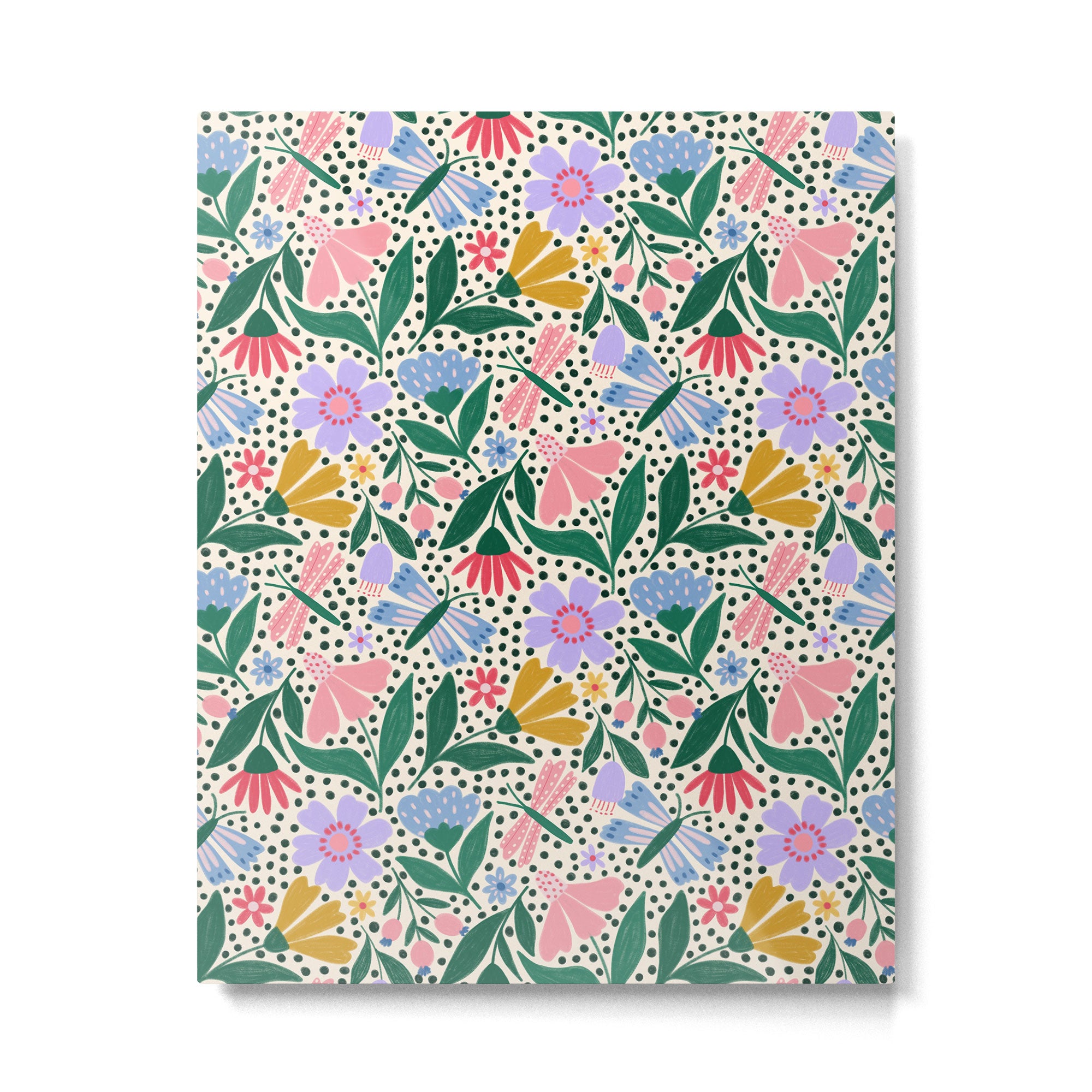 Summery Colorful Floral  Metal Print Gallery Image 6