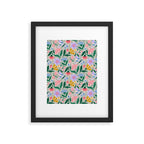 Summery Colorful Floral  Framed Art Print Gallery Image 6
