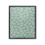 Sweet Daisy Blue  Framed Canvas Print Gallery Image 6