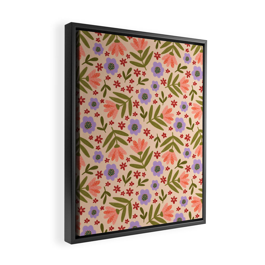 Sweet Floral  Framed Canvas Print Gallery Image 2