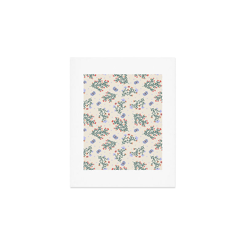 Sweet Floral Art Print Gallery Image 1